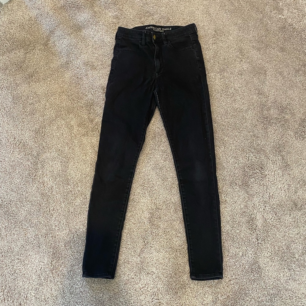 American Eagle super hi rise jegging